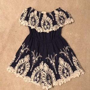 Lace romper